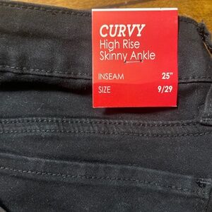 SONG Curvy High Rise Skinny Ankle Jeans